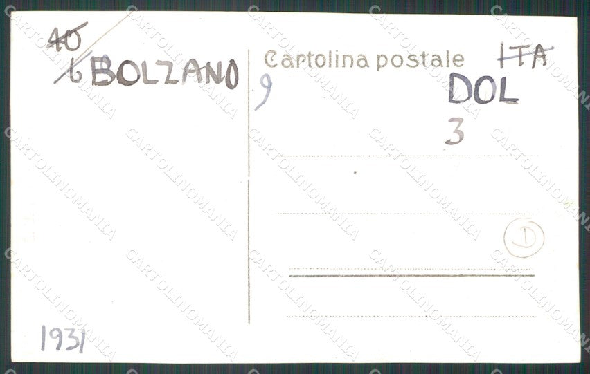 Bolzano Città Foto cartolina QZ7974 – retro