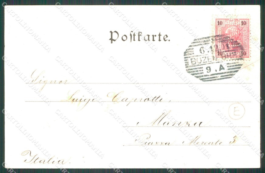 Bolzano Città PIEGA cartolina QZ7977 – retro