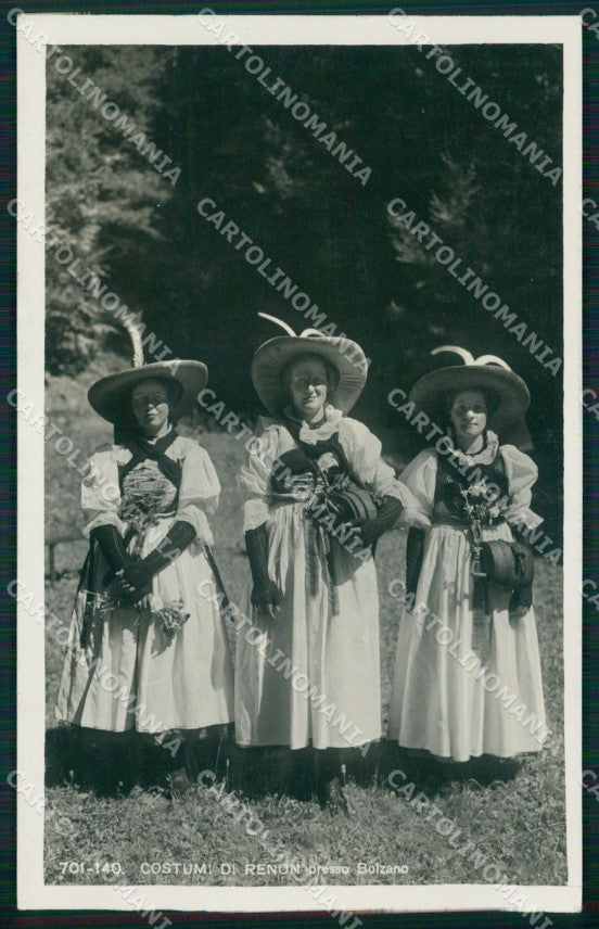 Bolzano Renon Costumi Foto cartolina QZ8010 – fronte