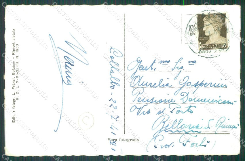 Bolzano Renon Costumi Foto cartolina QZ8011 – retro