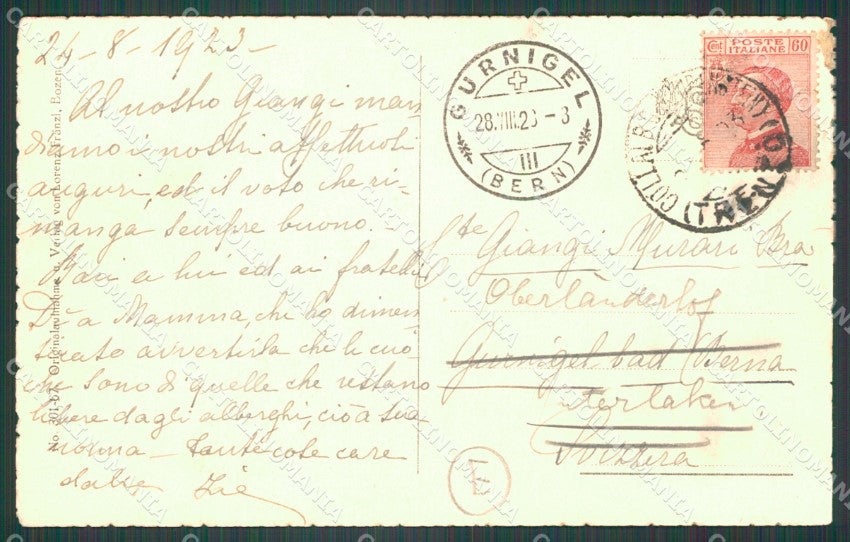 Bolzano Renon Collalbo cartolina QZ8018 – retro