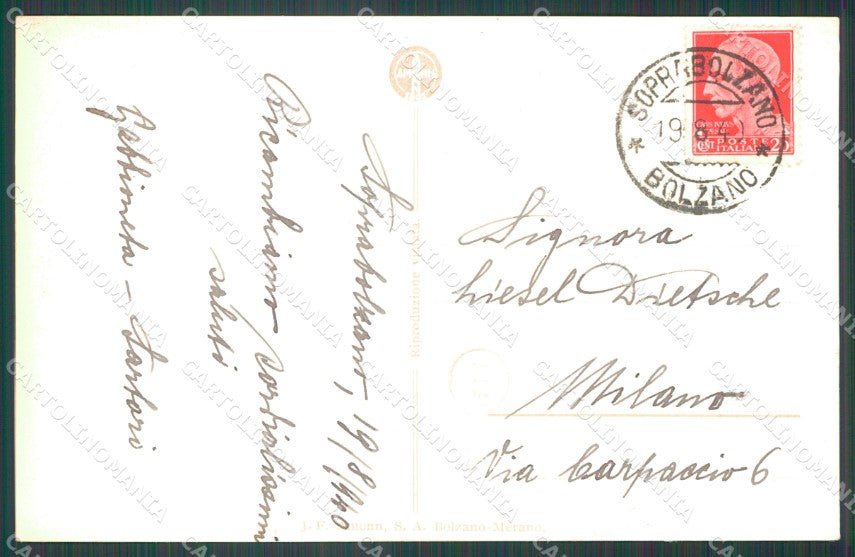 Bolzano Renon Soprabolzano Foto cartolina QZ8021 – retro