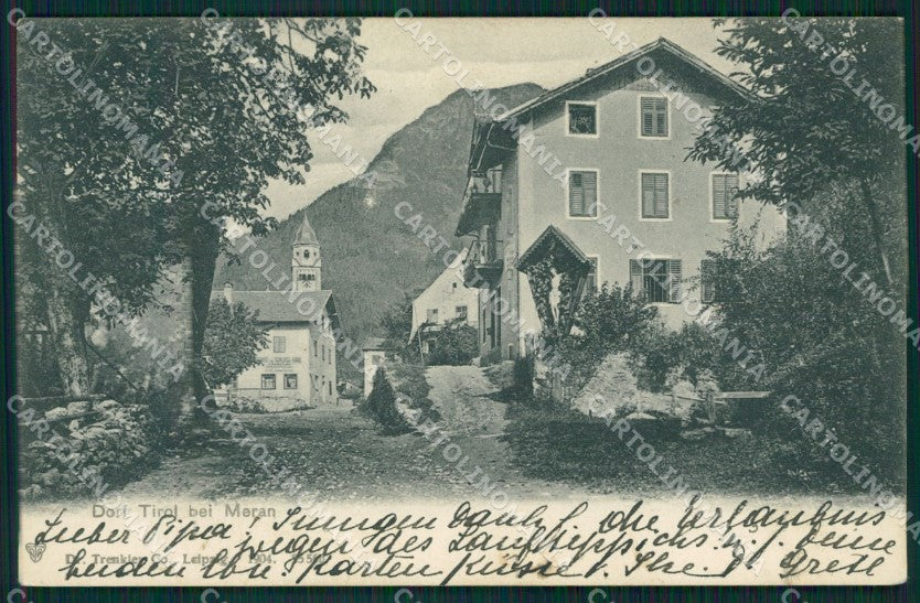 Bolzano Merano PIEGHINA cartolina QZ8033 – fronte