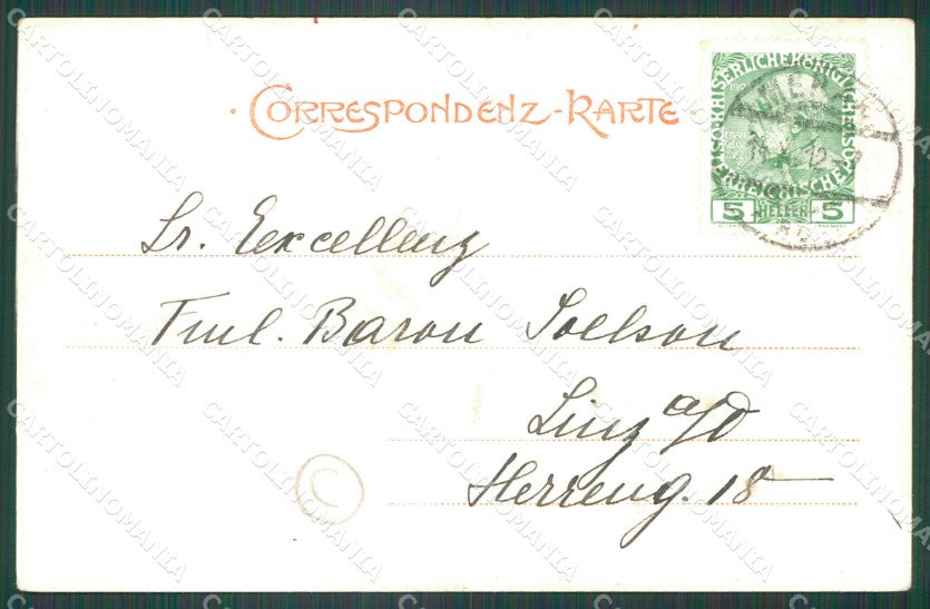 Bolzano Merano PIEGHINA cartolina QZ8033 – retro