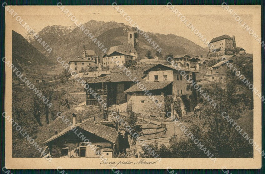 Bolzano Merano PIEGA cartolina QZ8043 – fronte