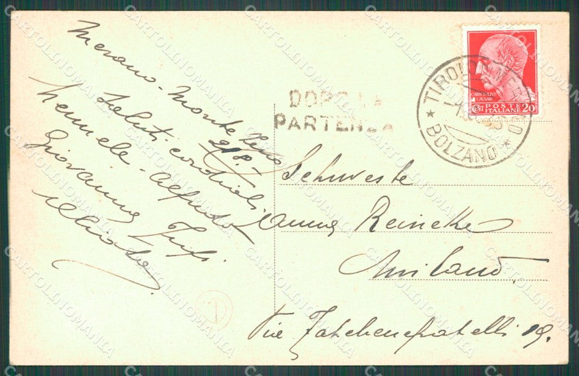 Bolzano Merano cartolina QZ8045 – retro
