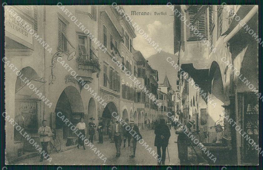 Bolzano Merano cartolina QZ8046 – fronte