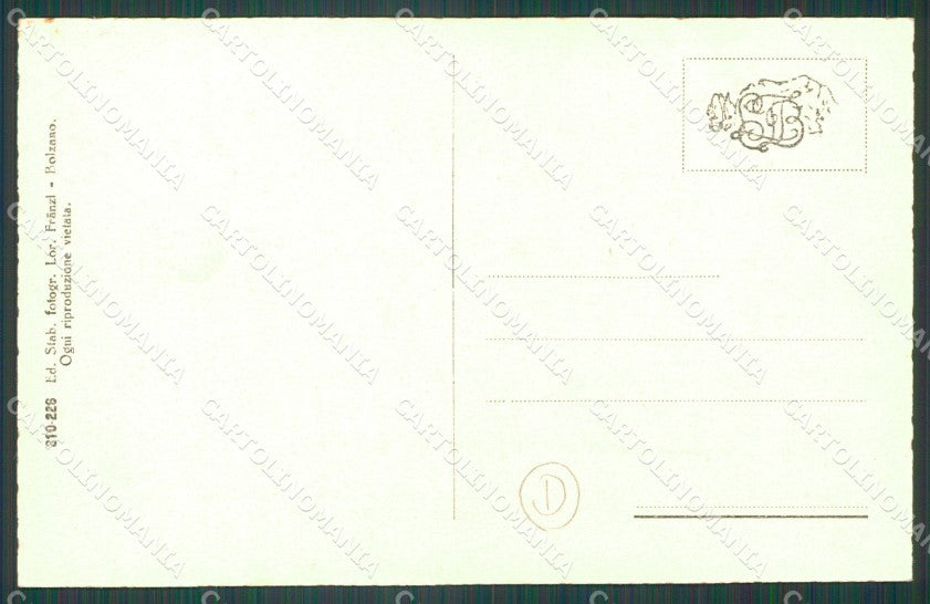 Bolzano Merano cartolina QZ8046 – retro
