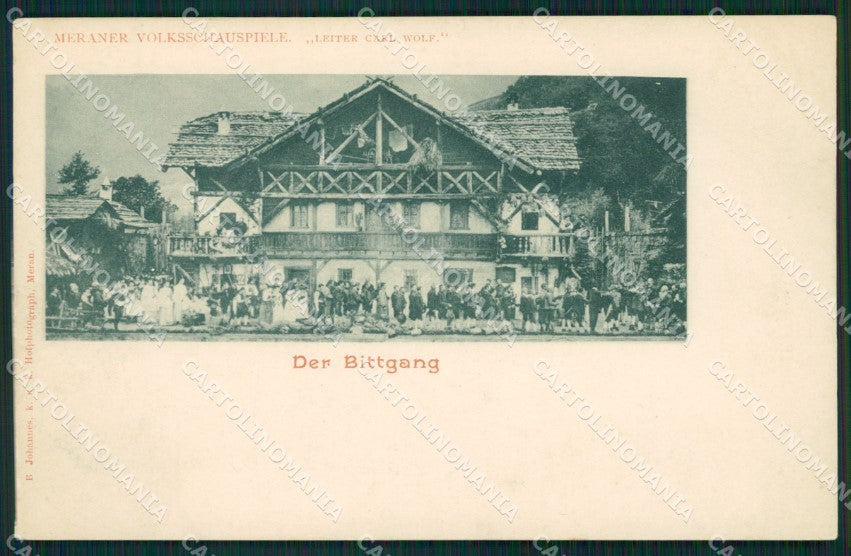 Bolzano Merano cartolina QZ8047 – fronte