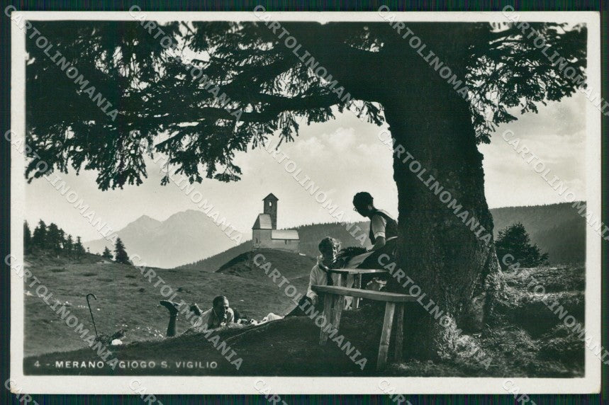 Bolzano Merano Giogo San Vigilio Foto cartolina QZ8050 – fronte