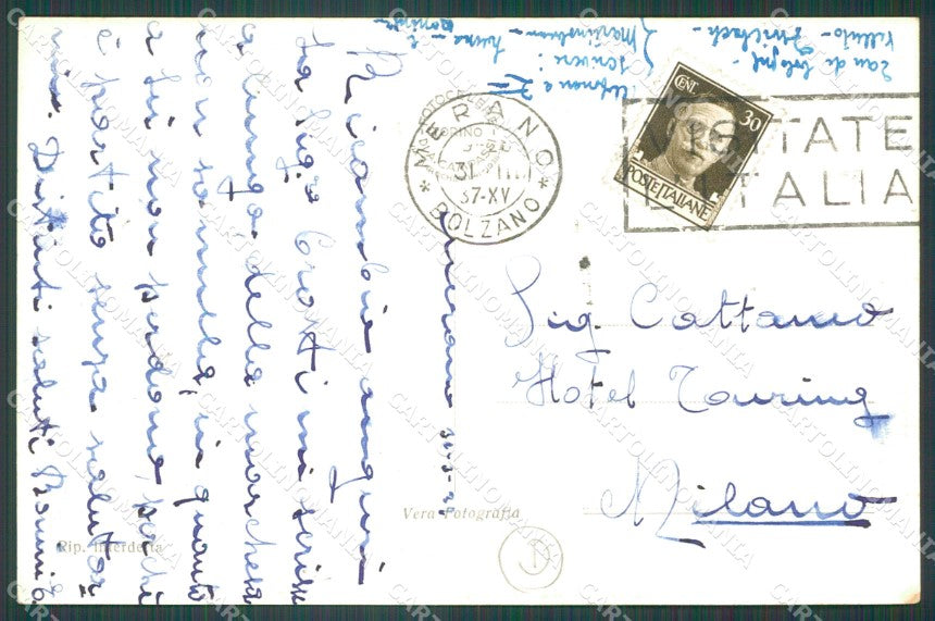 Bolzano Merano Giogo San Vigilio Foto cartolina QZ8050 – retro