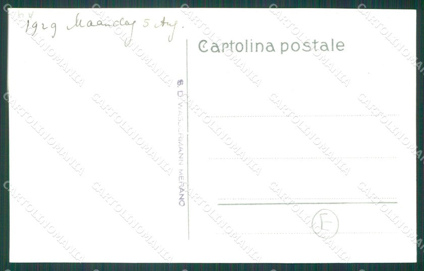 Bolzano Merano Foto cartolina QZ8066 – retro