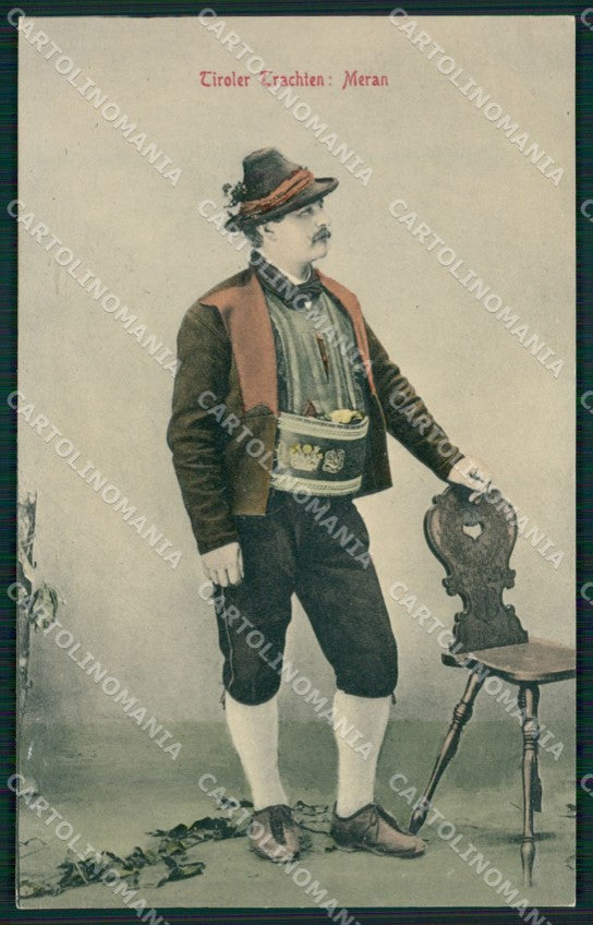 Bolzano Merano Costumi cartolina QZ8071 – fronte