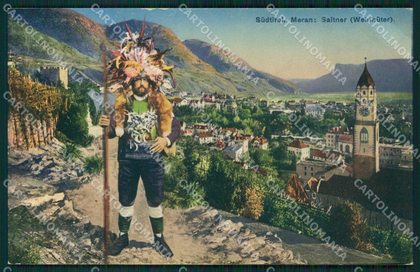 Bolzano Merano Costumi cartolina QZ8075 – fronte