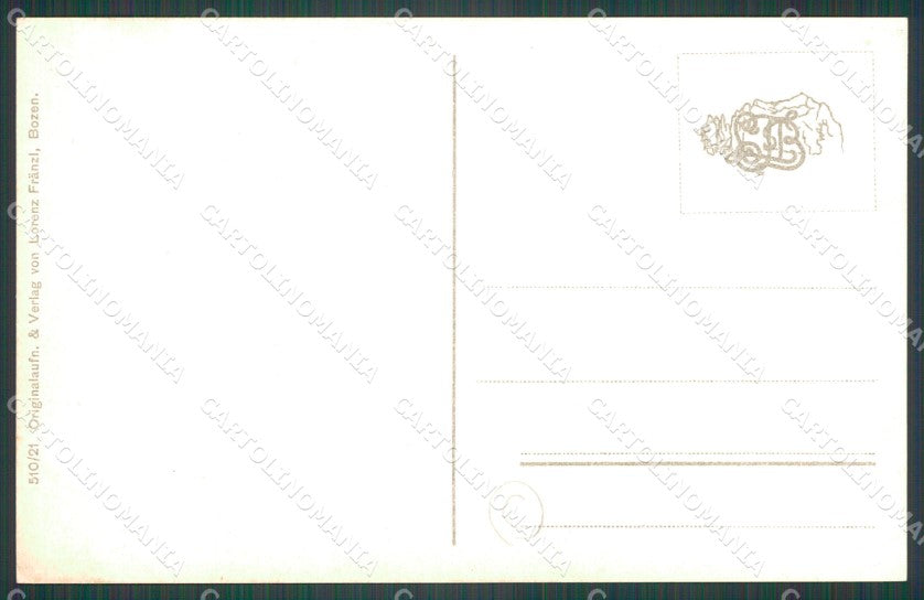 Bolzano Merano Costumi cartolina QZ8075 – retro