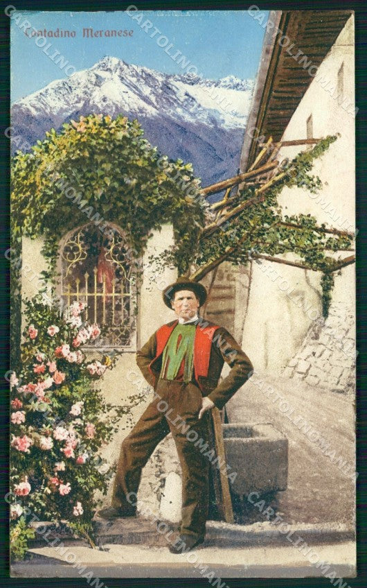 Bolzano Merano Costumi cartolina QZ8078 – fronte
