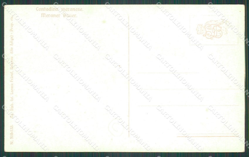 Bolzano Merano Costumi cartolina QZ8084 – retro
