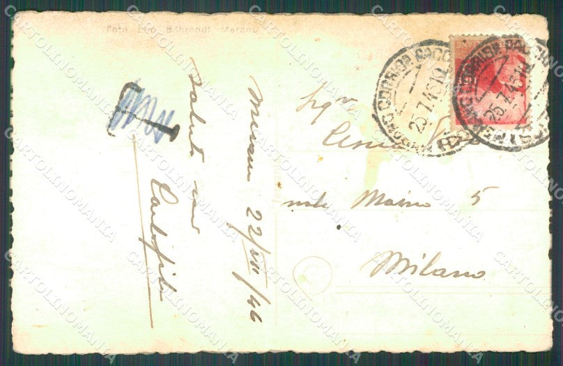 Bolzano Merano Costumi Foto cartolina QZ8085 – retro