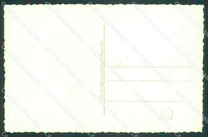 Bolzano Merano Costumi Foto cartolina QZ8088 – retro