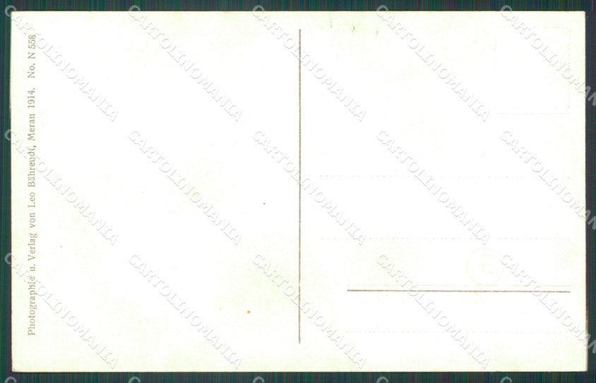 Bolzano Merano Costumi cartolina QZ8099 – retro