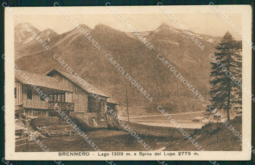 Bolzano Brennero Spina del Lupo Lago cartolina QZ8106 – fronte