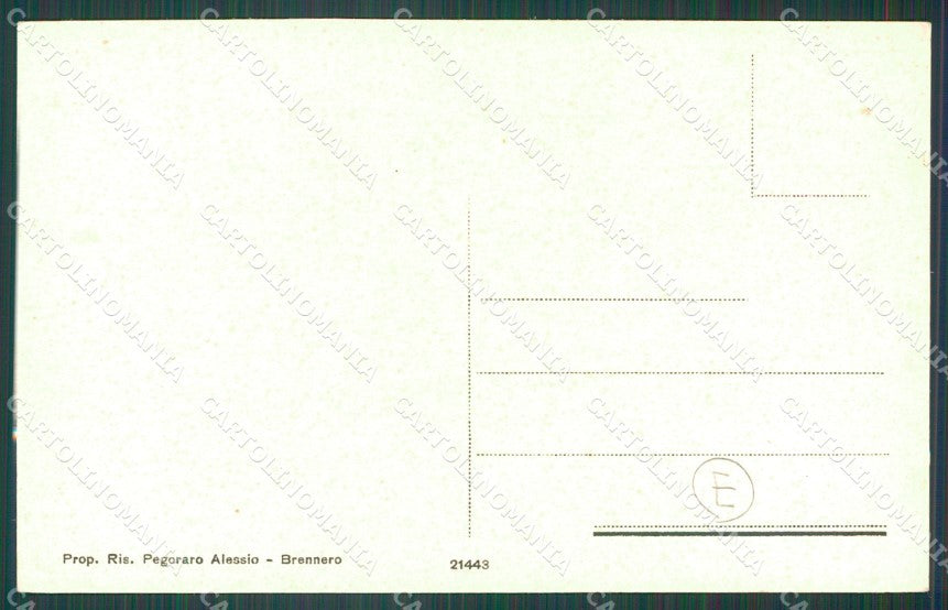 Bolzano Brennero Caserma GdF ? cartolina QZ8108 – retro