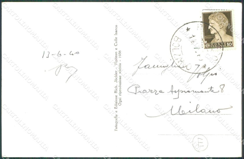 Bolzano Brennero Terme di Foto cartolina QZ8110 – retro