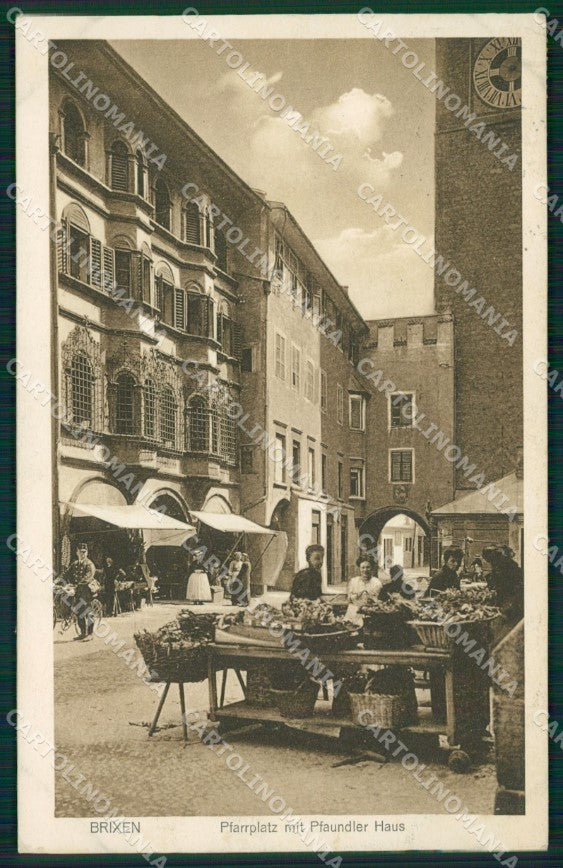 Bolzano Bressanone Mercato cartolina QZ8132 – fronte