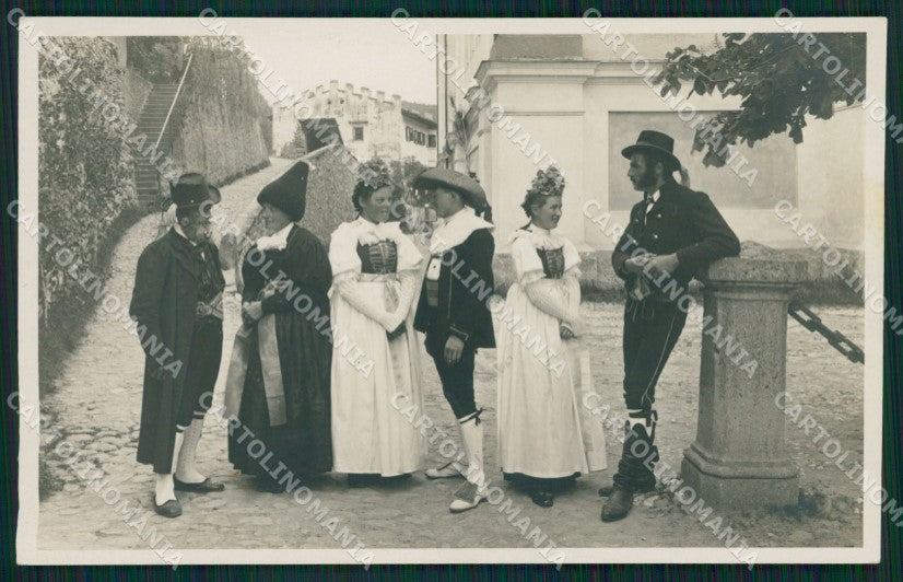 Bolzano Castelrotto Costumi Foto cartolina QZ8150 – fronte