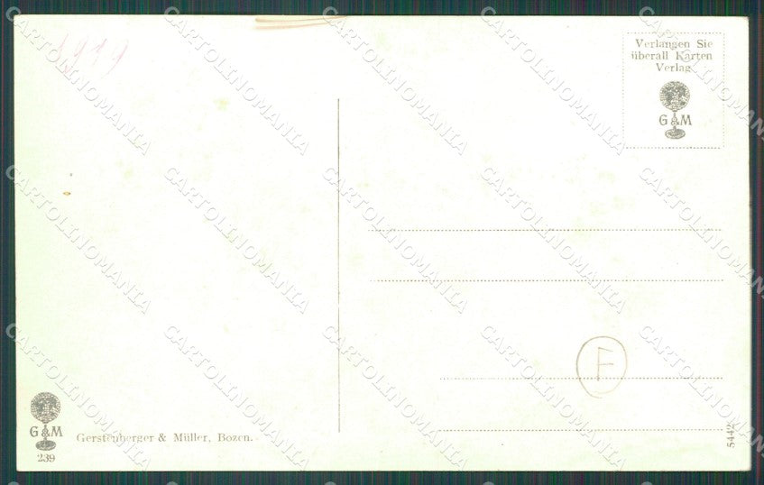 Bolzano Castelrotto Costumi cartolina QZ8151 – retro