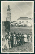 Bolzano Castelrotto Costumi Processione Foto cartolina QZ8153 – fronte