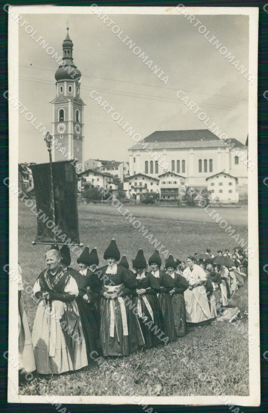 Bolzano Castelrotto Costumi Processione Foto cartolina QZ8153 – fronte
