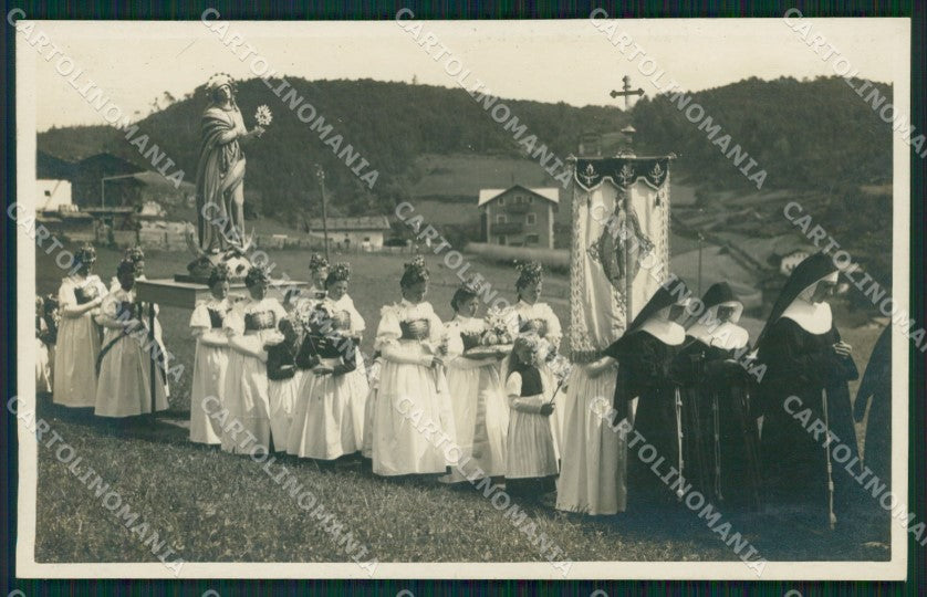 Bolzano Castelrotto Costumi Processione Foto cartolina QZ8155 – fronte