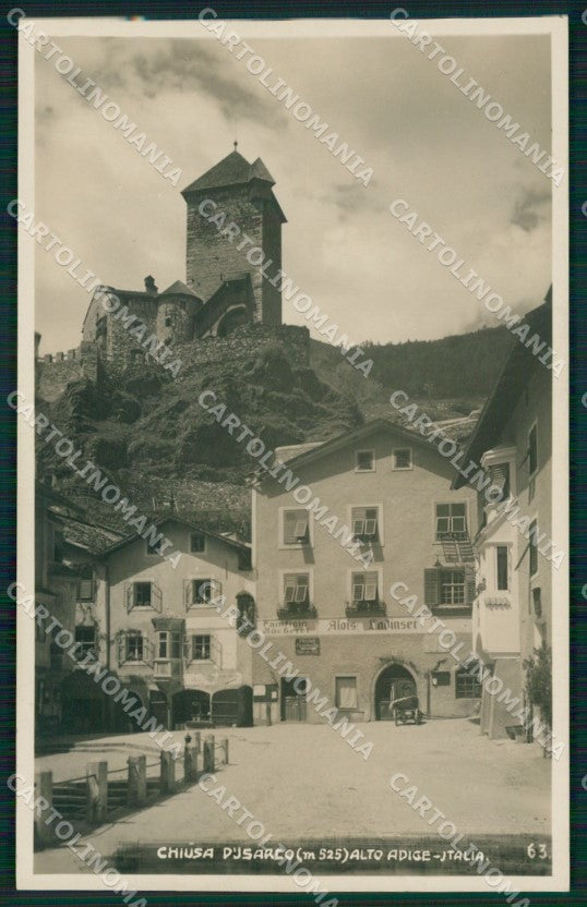 Bolzano Chiusa d'Isarco Foto cartolina QZ8159 – fronte
