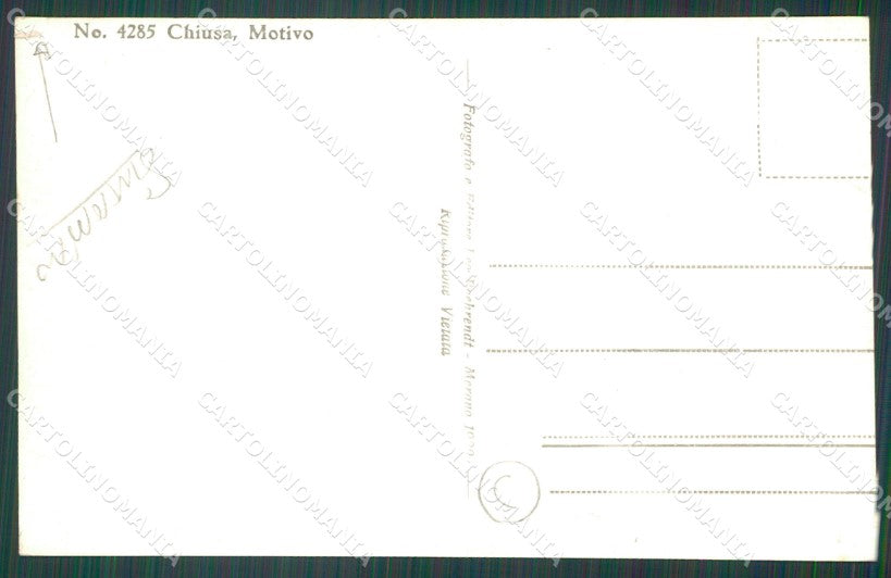 Bolzano Chiusa d'Isarco STRAPPINO Foto cartolina QZ8161 – retro