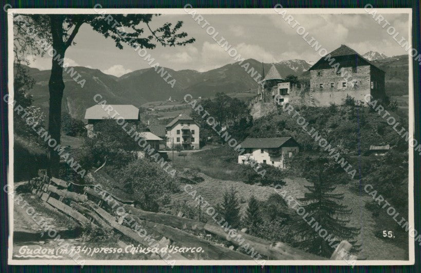 Bolzano Chiusa d'Isarco Gudon Foto cartolina QZ8165 – fronte
