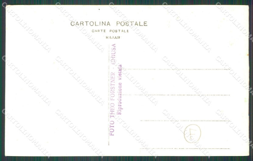 Bolzano Chiusa d'Isarco Foto cartolina QZ8167 – retro