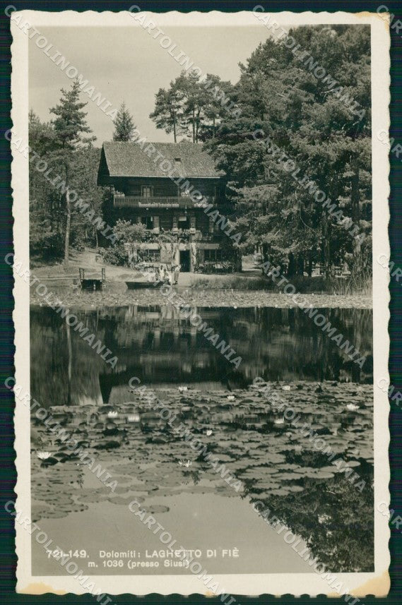 Bolzano Fiè Laghetto di Foto cartolina QZ8179 – fronte