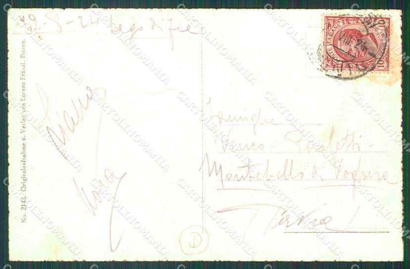 Bolzano Fiè Laghetto di cartolina QZ8180 – retro