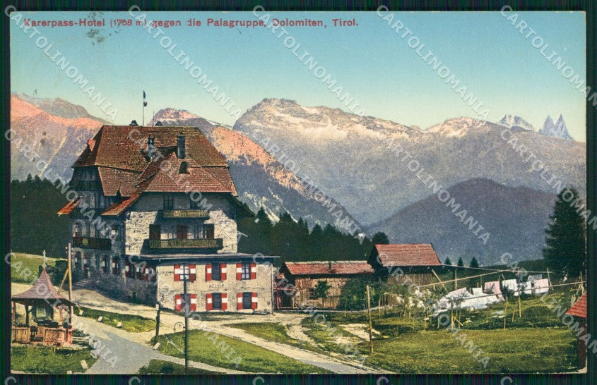 Bolzano Passo di Carezza cartolina QZ8182 – fronte
