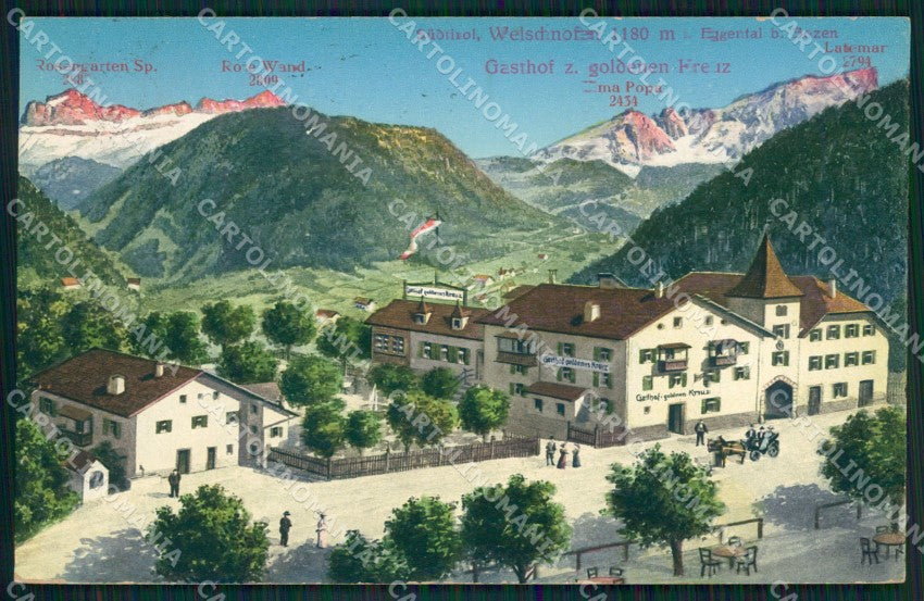 Bolzano Nova Levante Catinaccio Latemar cartolina QZ8198 – fronte