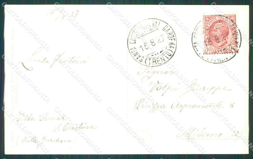Bolzano Val Gardena Selva di Costumi cartolina QZ8206 – retro