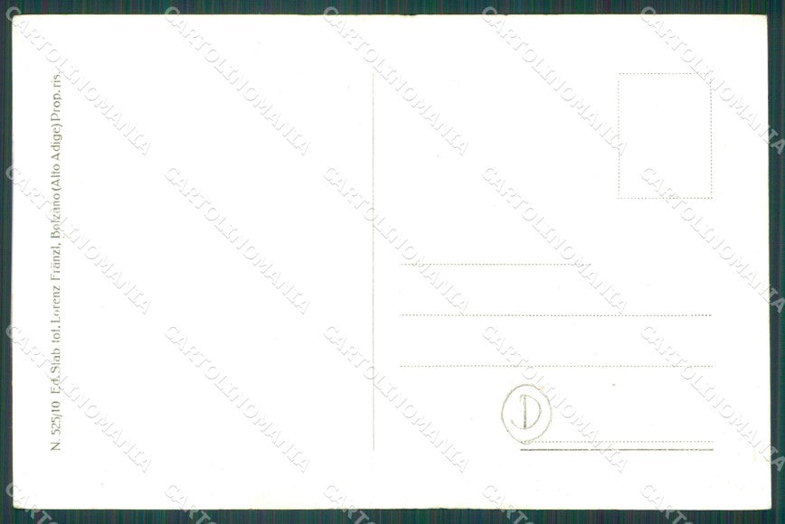 Bolzano Val Gardena Selva di Costumi cartolina QZ8208 – retro