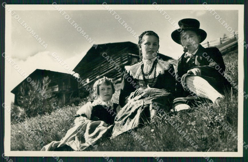 Bolzano Val Gardena Selva di Costumi Foto cartolina QZ8209 – fronte