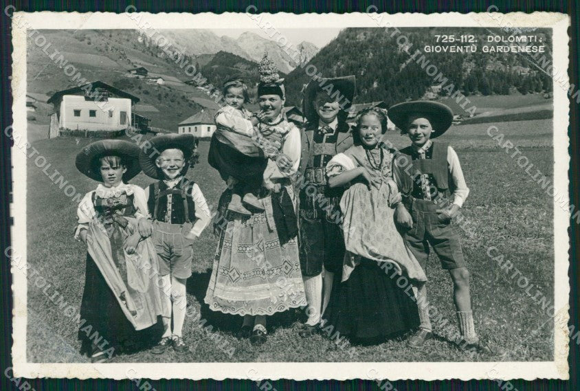 Bolzano Val Gardena Selva di Costumi COLLA Foto cartolina QZ8211 – fronte