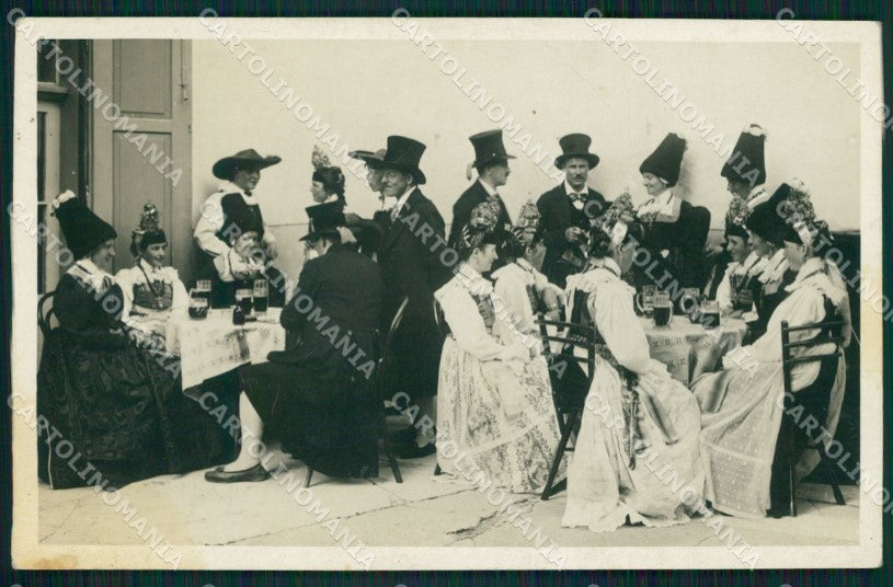 Bolzano Val Gardena Selva di Costumi Foto cartolina QZ8214 – fronte
