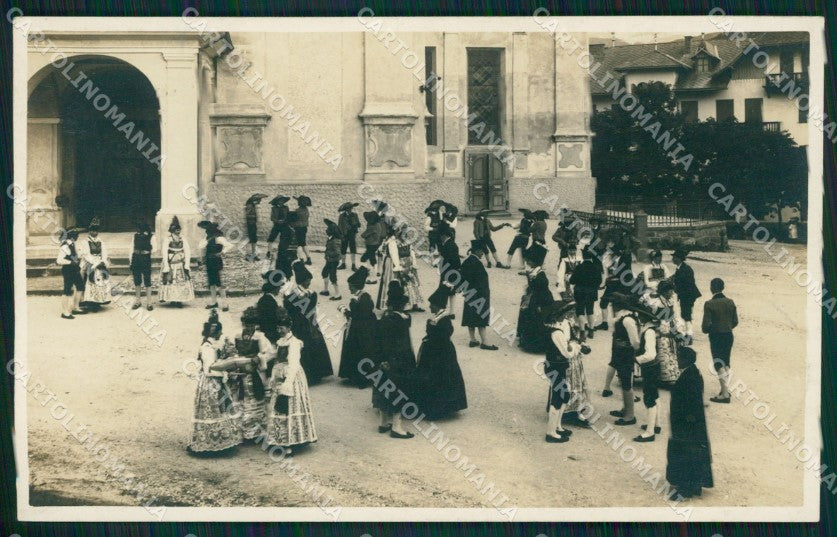 Bolzano Val Gardena Selva di Costumi Foto cartolina QZ8215 – fronte