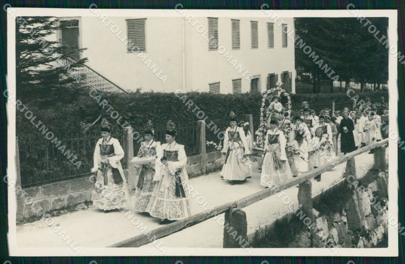 Bolzano Ortisei Costumi Processione Foto cartolina QZ8217 – fronte