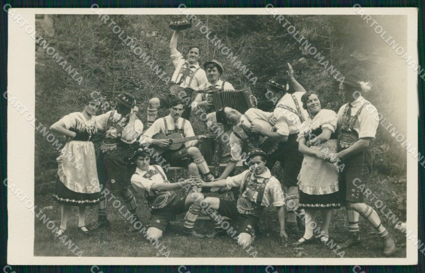 Bolzano Brunico Costumi Foto cartolina QZ8225 – fronte