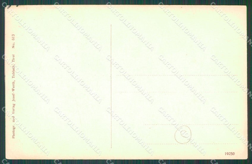 Bolzano Dobbiaco Val Pusteria TRACCE UMIDO cartolina QZ8231 – retro
